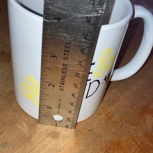 Royal Norfolk Bee Kind Mug with Yellow Accents - Picture 8 of 11